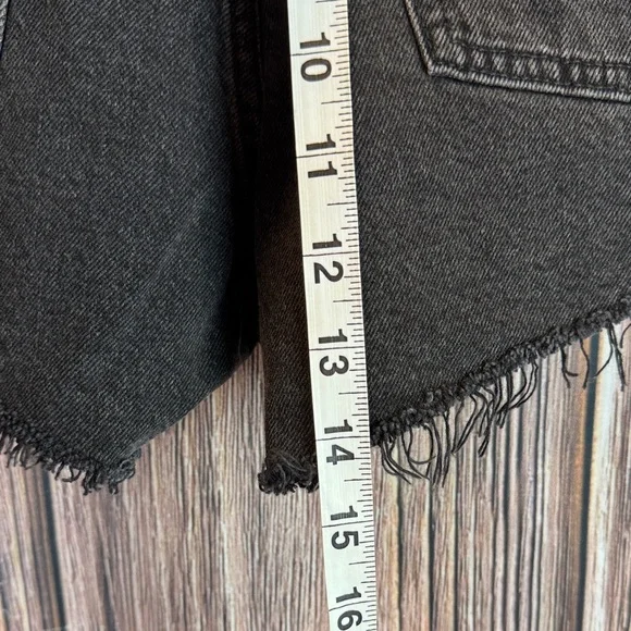 Levi's Women's Dark Denim Jean Shorts - Picture 5 of 7